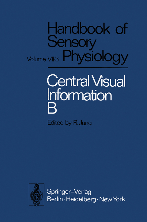 Visual Centers in the Brain - G. Berlucchi, G. S. Brindley, B. Brooks, O. D. Creutzfeldt, E. Dodt, R. W. Doty, H.-J. Freund, C. G. Gross, D. A. Jeffreys, R. Jung, U. Kuhnt, D. M. MacKay, E. Marg, N. Negr&atilde;o, G. Rizzolatti, J. M. Sprague, G. Sz&eacute;kely, J. Szent&aacute;gothai, D. Whitteridge