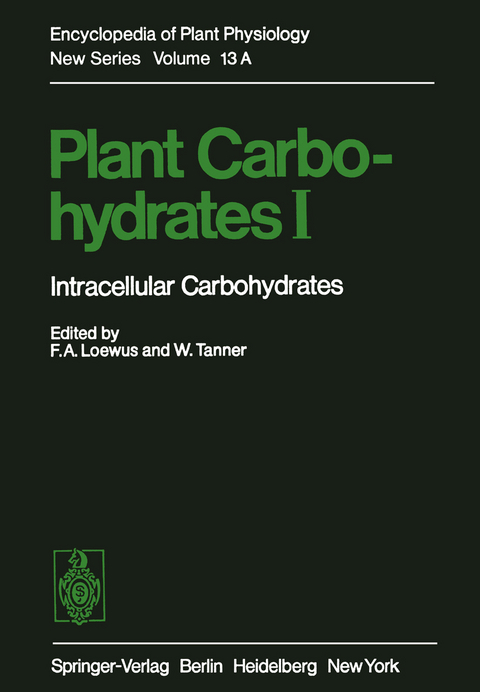 Plant Carbohydrates I - 