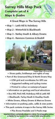 Surrey Hills Map and Guide Pack - Steve Smirthwaite