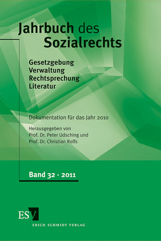 Jahrbuch des Sozialrechts (der Gegenwart). Gesetzgebung - Verwaltung... / Jahrbuch des Sozialrechts - - Dokumentation für das Jahr 2010