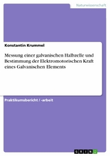 Messung einer galvanischen Halbzelle und Bestimmung der Elektromotorischen Kraft eines Galvanischen Elements -  Konstantin Krummel