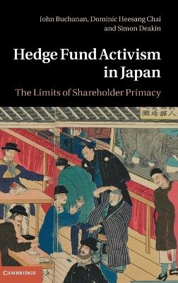 Hedge Fund Activism in Japan