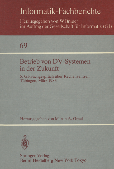 Betrieb von DV-Systemen in der Zukunft - 