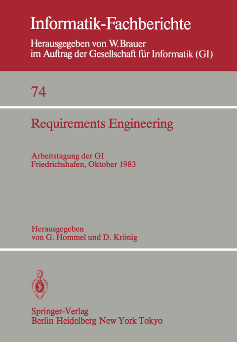 Requirements Engineering - 