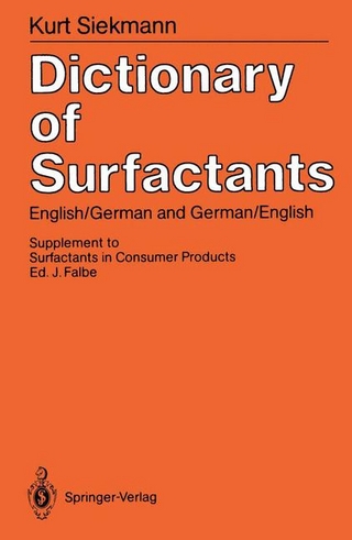 Dictionary of Surfactants