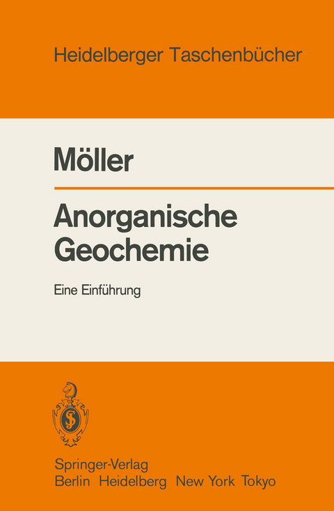 Anorganische Geochemie - Peter M&ouml;ller