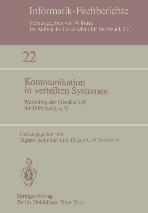 Kommunikation in verteilten Systemen - 