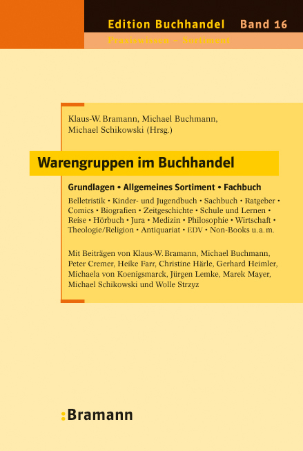 Warengruppen im Buchhandel - 