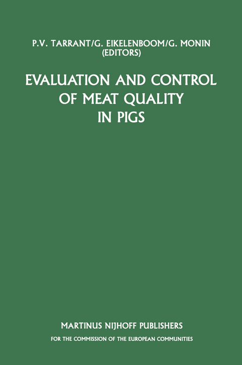 Evaluation and Control of Meat Quality in Pigs - 
