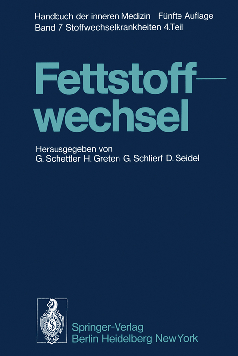 Fettstoffwechsel - 