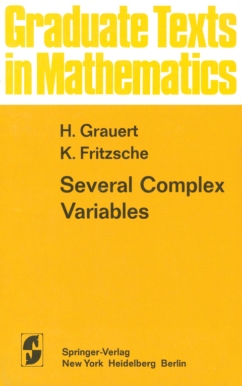 Several Complex Variables - H. Grauert, K. Fritzsche