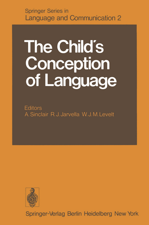 The Child&rsquo;s Conception of Language - 