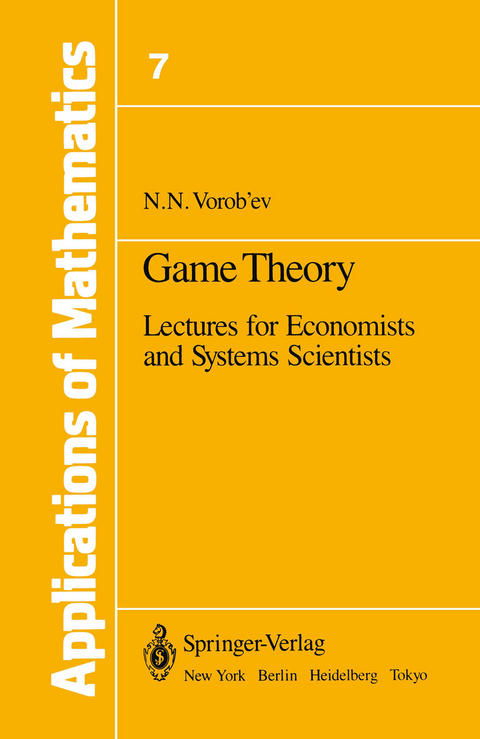 Game Theory - Nikolai N. Vorob'ev