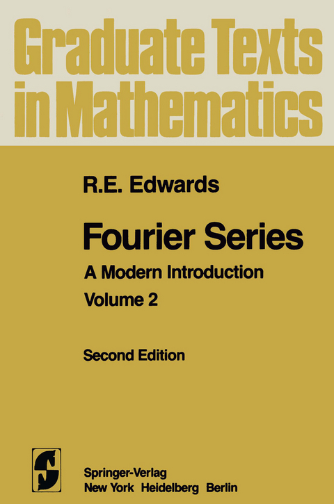 Fourier Series - R. E. Edwards