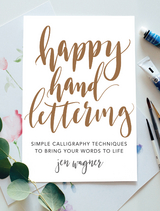 Happy Hand Lettering -  Jen Wagner