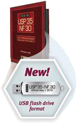 USP35 -NF30 USB-Stick 2012 United States Pharmacopoeia and National Formulary 2012 single user USB-Stick