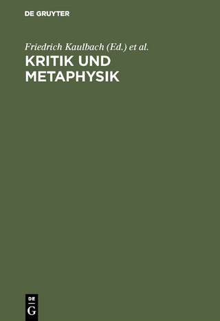 Kritik und Metaphysik
