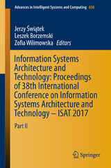 Information Systems Architecture and Technology: Proceedings of 38th International Conference on Information Systems Architecture and Technology – ISAT 2017 - 