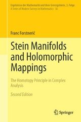 Stein Manifolds and Holomorphic Mappings - Franc Forstnerič