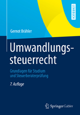 Umwandlungssteuerrecht - Gernot Br&auml;hler