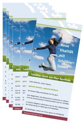 Patientenflyer: Neue Vitalität mit Schüßler-Salzen - Margit Müller-Frahling