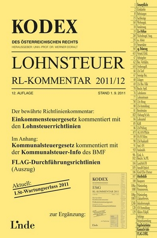 KODEX Lohnsteuer Richtlinien-Kommentar 2011/12