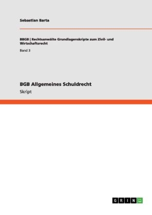 BGB Allgemeines Schuldrecht - Sebastian Barta