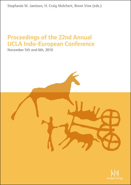 Proceedings of the 22nd Annual UCLA Indo-European Conference - 