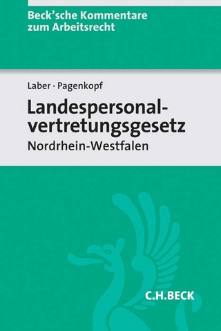 Landespersonalvertretungsgesetz Nordrhein-Westfalen. LandespersonalvertretungsG NRW