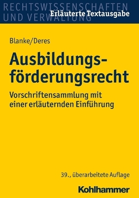 Ausbildungsf&ouml;rderungsrecht - Roland Deres