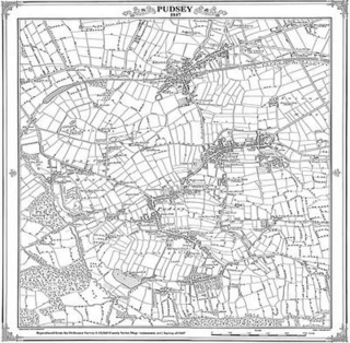 Pudsey 1847 Map