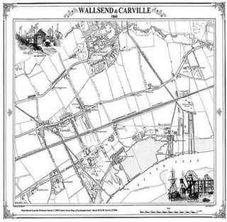 Wallsend 1860 Map