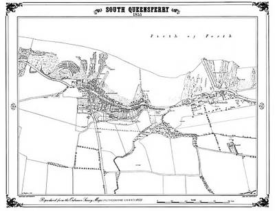 South Queensferry 1855 Map - Peter J. Adams
