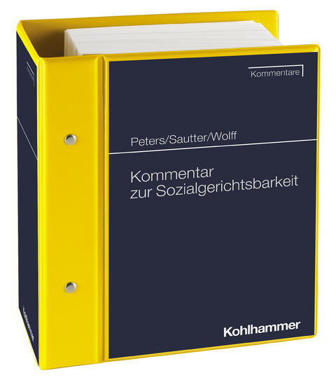 Kommentar zur Sozialgerichtsbarkeit - Hubertus Hommel, Peter Kummer