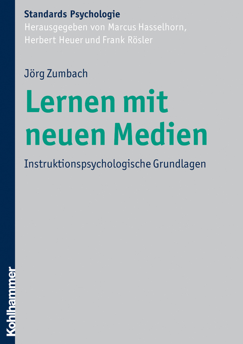 Lernen mit neuen Medien - J&ouml;rg Zumbach