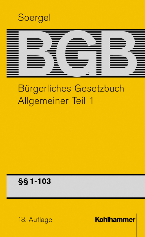 B&uuml;rgerliches Gesetzbuch mit Einf&uuml;hrungsgesetz und Nebengesetzen (BGB) - Hermann Fahse, Walther Hadding, Jochen Marly, Klaus Neuhoff