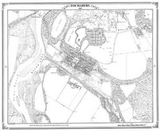Fochabers 1869 Map