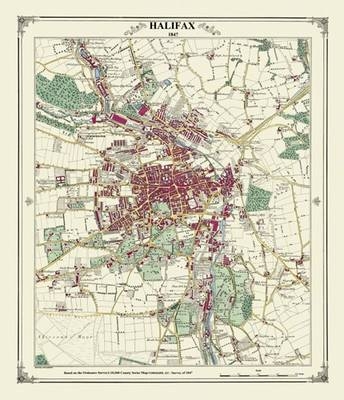 Haddington 1893 Map - Peter J. Adams