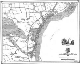 KIRKCALDY 1855 MAP