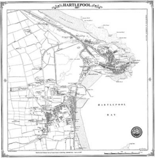 Hartlepool 1857 Map