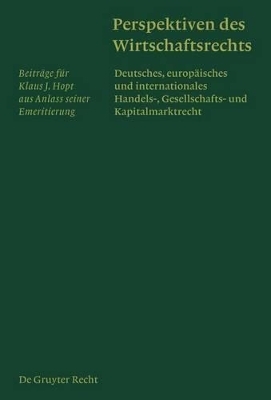 Perspektiven des Wirtschaftsrechts