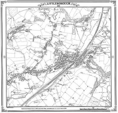 Littleborough 1891 Map - Peter J. Adams