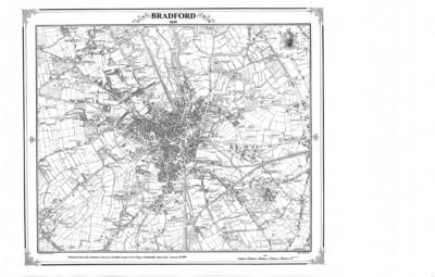 Bradford 1849 Map -  Heritage Cartography