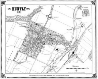 HUNTLY 1871 MAP