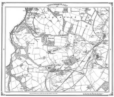 Consett 1857 Map - Peter J. Adams