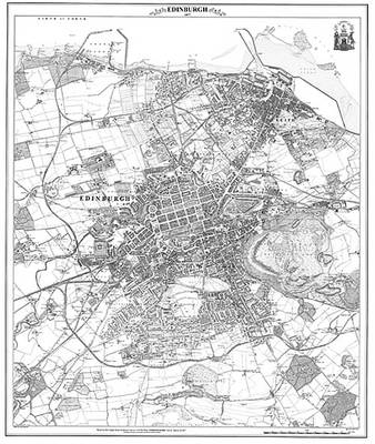 Edinburgh 1877 Map - Peter J. Adams