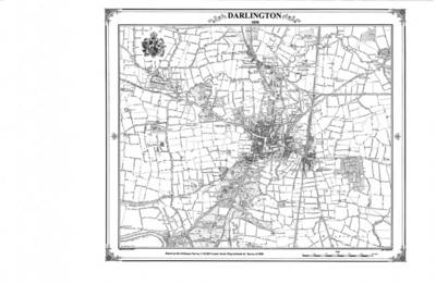 Darlington 1858 Map -  Heritage Cartography