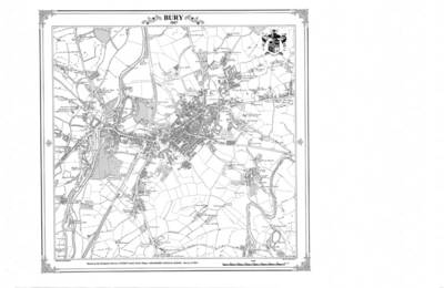 Bury 1847 Map - Peter J. Adams