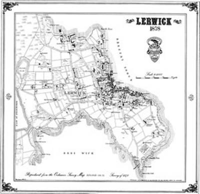 Lerwick 1878 Map -  Heritage Cartography