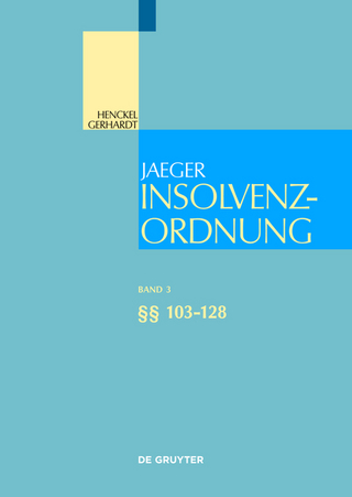 Insolvenzordnung / §§ 103-128